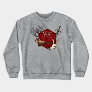 barbarian dice Crewneck Sweatshirt